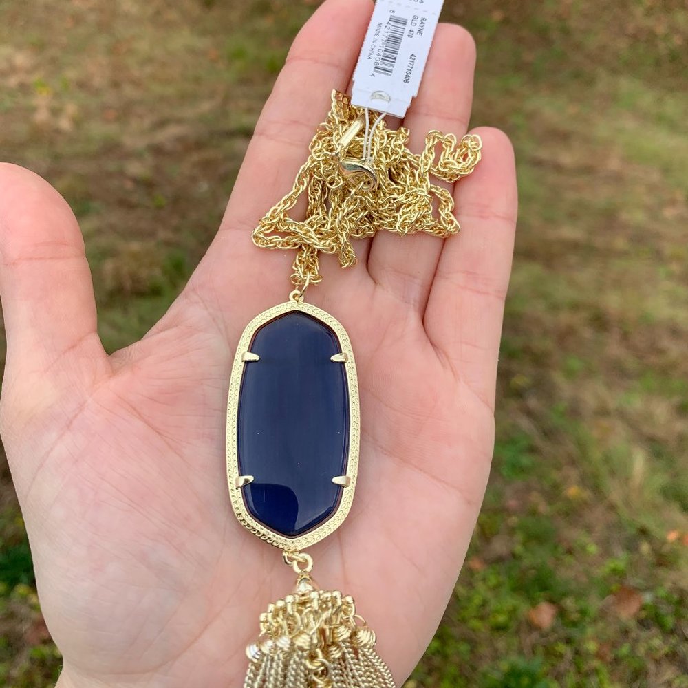 KENDRA SCOTT • Rayne Gold Long Pendant Necklace